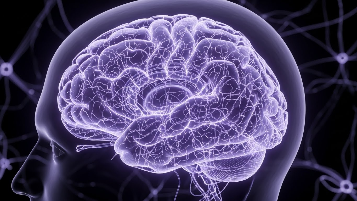 외로움을 느낄 때 상상력을 자극하며 활성화되는 뇌의 디폴트 모드 네트워크(DMN) 시각화