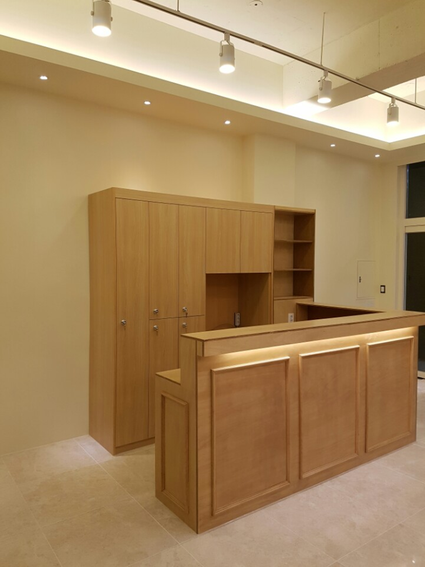 미용실리셉션인테리어