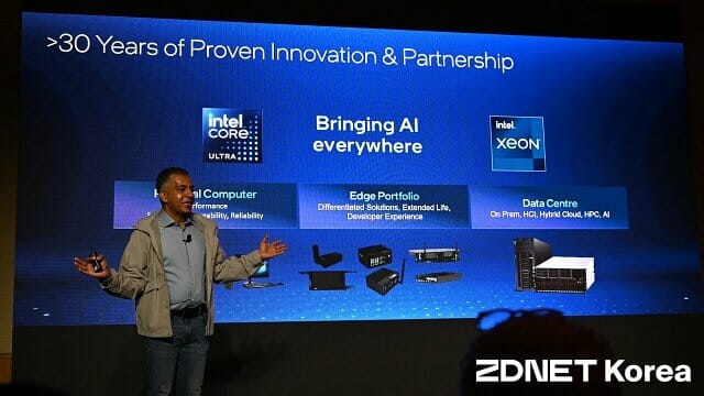 인텔은 레노버와 30년간 협력관계를 강조했다.