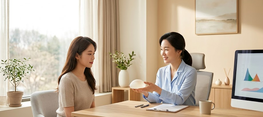 가슴수술 후 보형물이 만져지는 이유