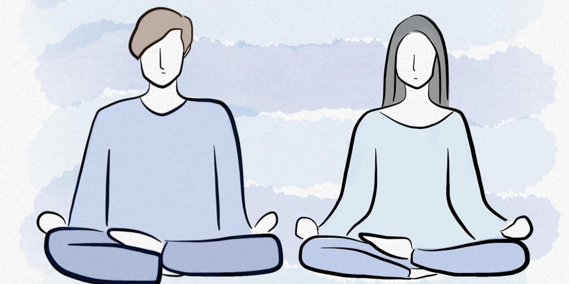 명상하는 이미지 입니다.