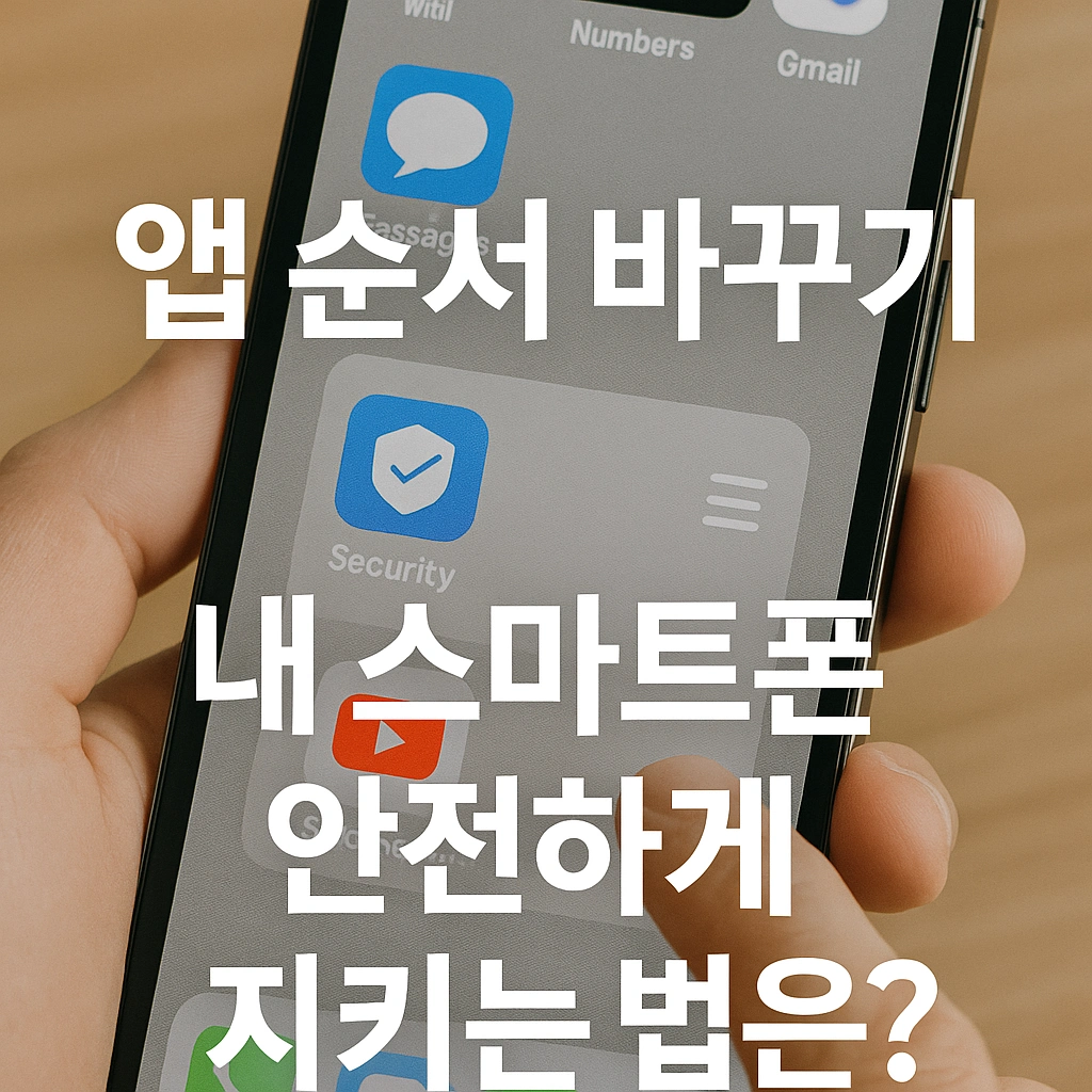 앱 순서 바꾸면 내 폰에 문제 생길까? 꼭 알아야 할 안전수칙!