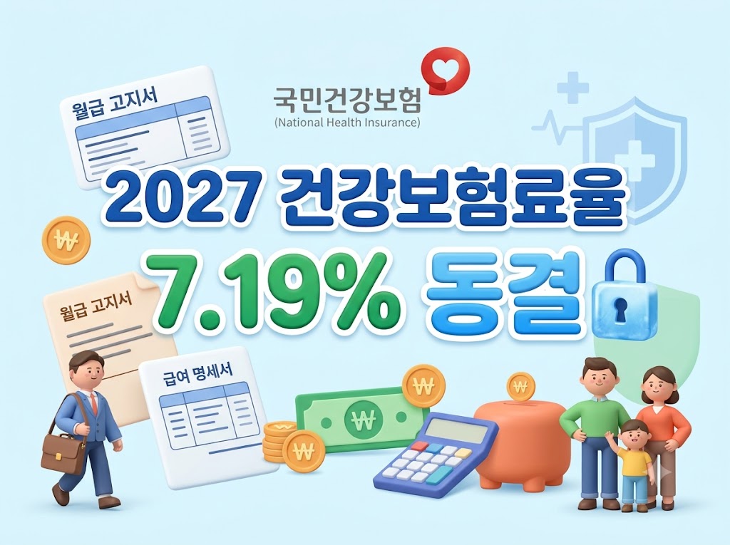 건강보험료율 7.19% 동결 확정
