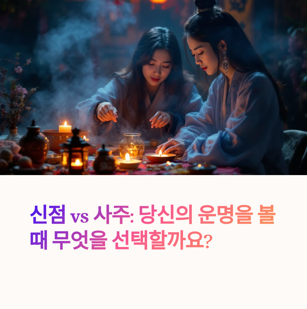 신점 vs 사주 썸네일