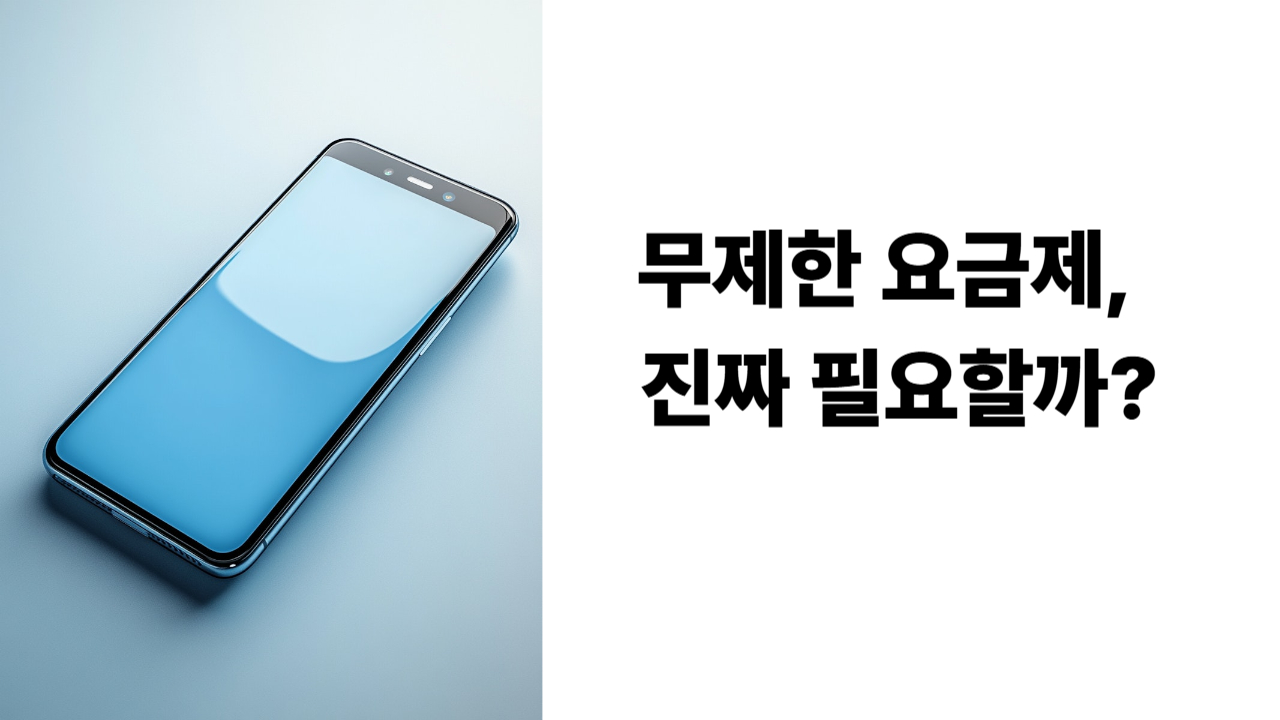 무제한 요금제 진짜 필요한가요? 대표 사진