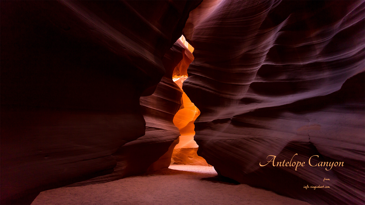 12 엔텔로프 통로 C - Antelope Canyon 풍경배경화면