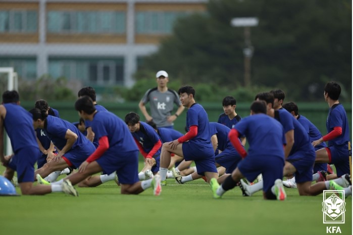 축구 국가대표팀 태국 현지 훈련