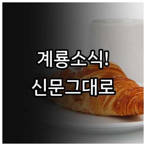 계룡시 지역 소식과 생활 정보 교차로..