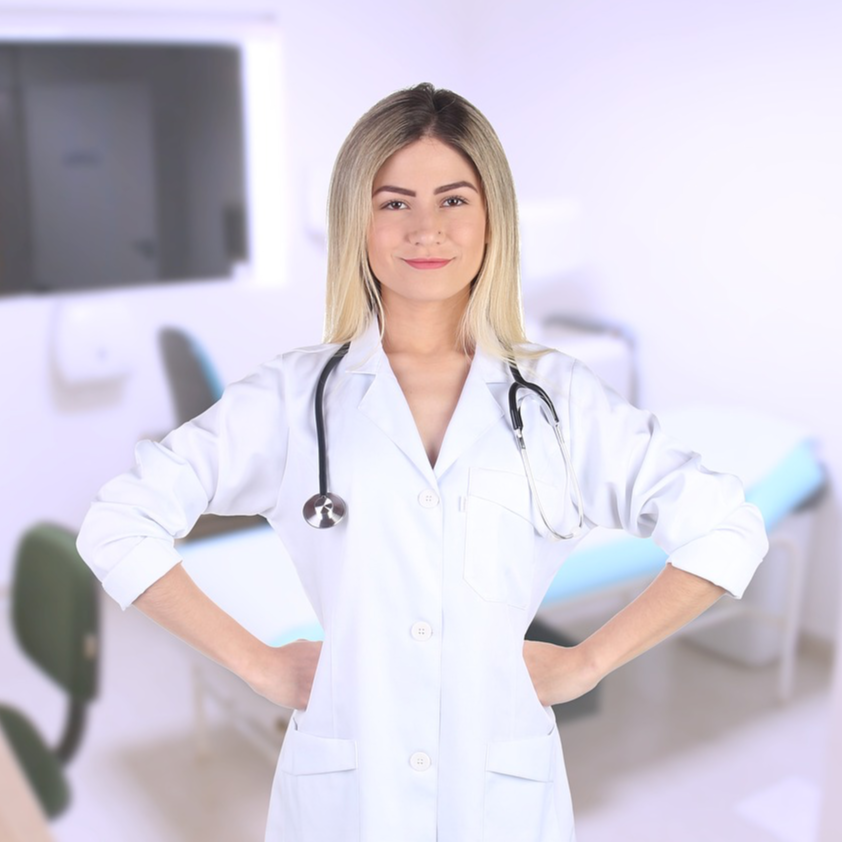 청진기를 메고 있는 의사