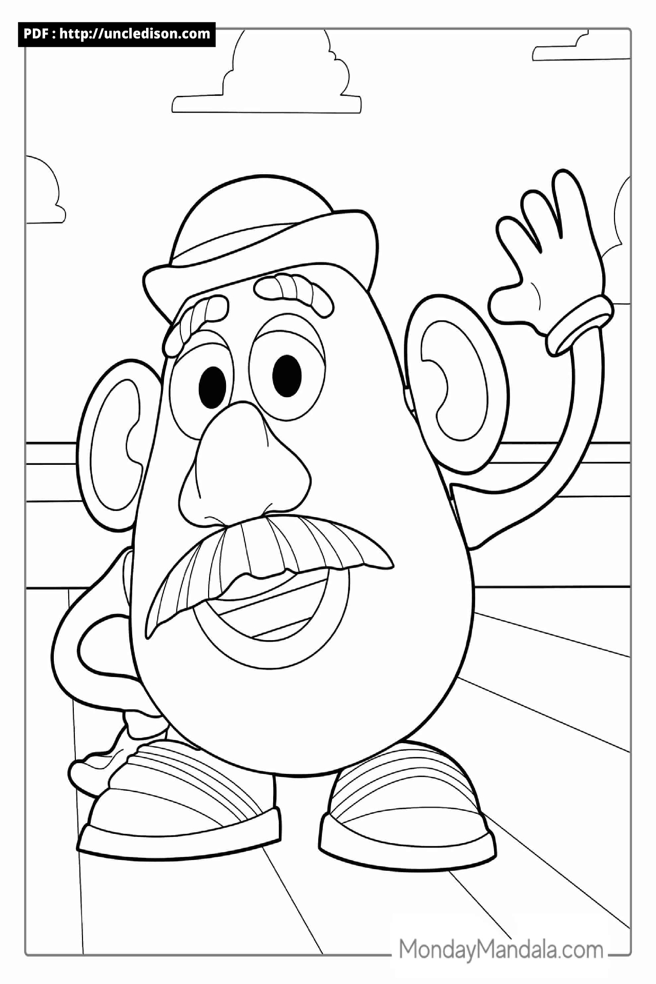 토이스토리 색칠공부 디즈니 도안