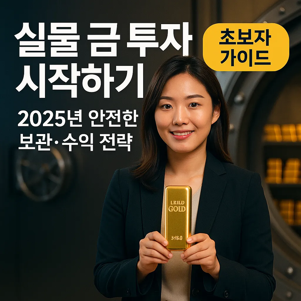 실물 금 투자 어떻게 시작할까 2025년 안전한 보관과 수익 전략