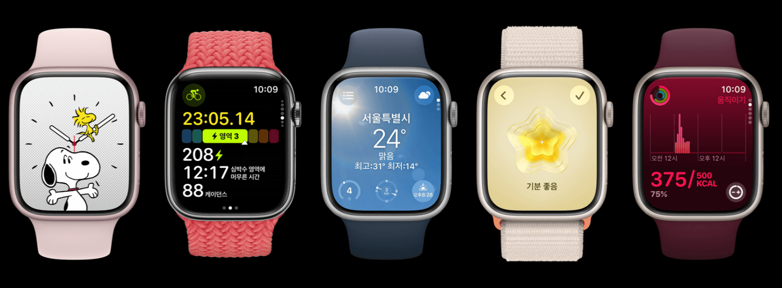 애플워치 파인우븐 스트랩