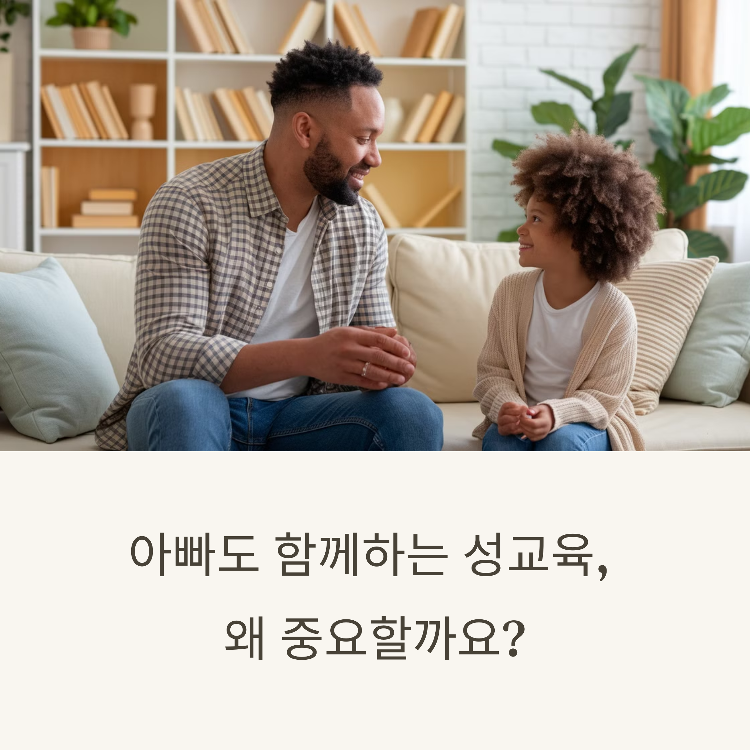 성교육 – 아빠도 함께하는 대화의 중요성