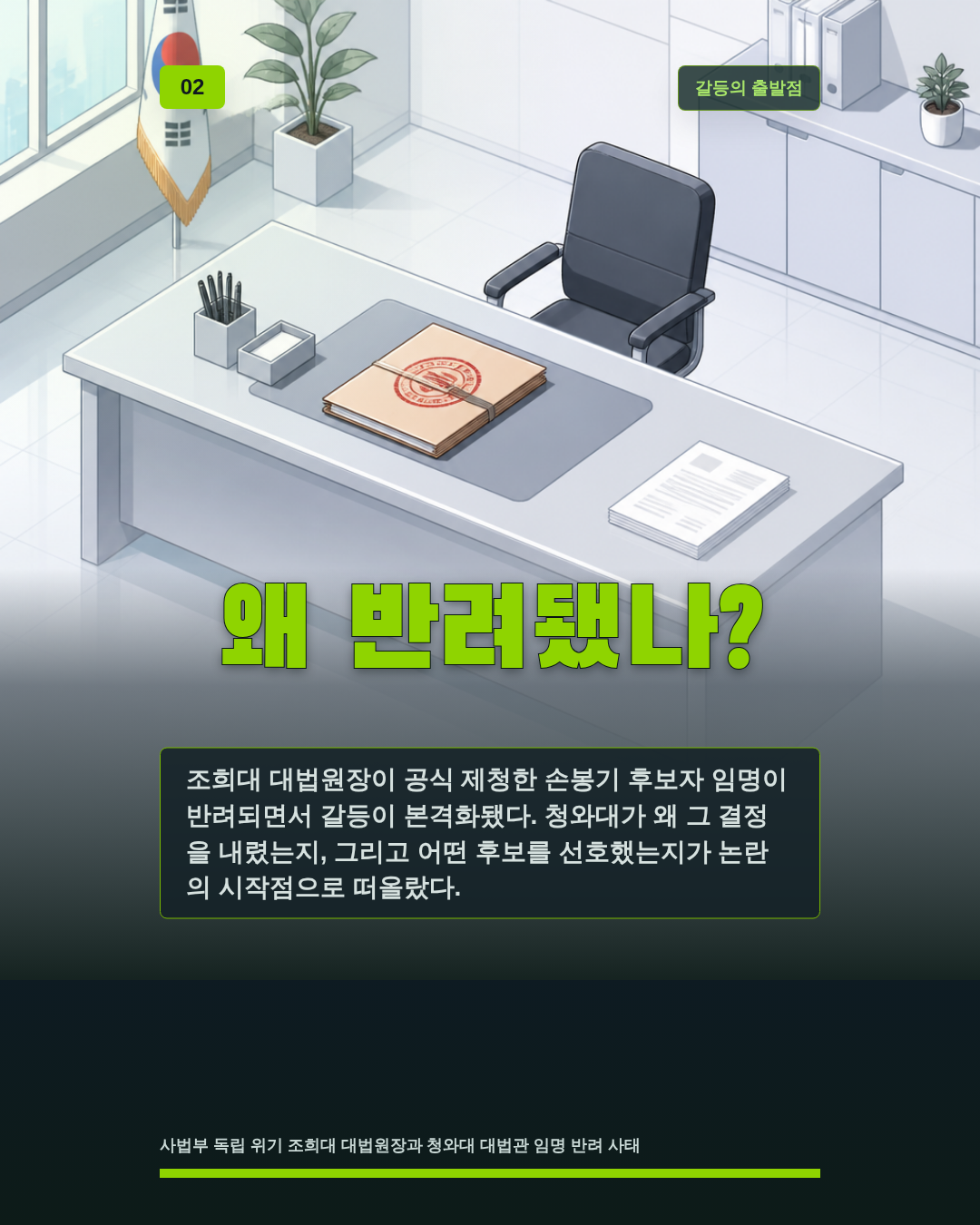 왜 반려됐나?