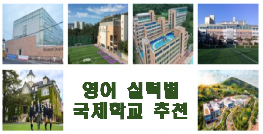 영어 실력별 국제학교 추천 관련사진