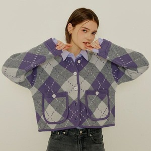 제너럴아이디어 스티치 아가일 가디건 s22a06005 p316960351