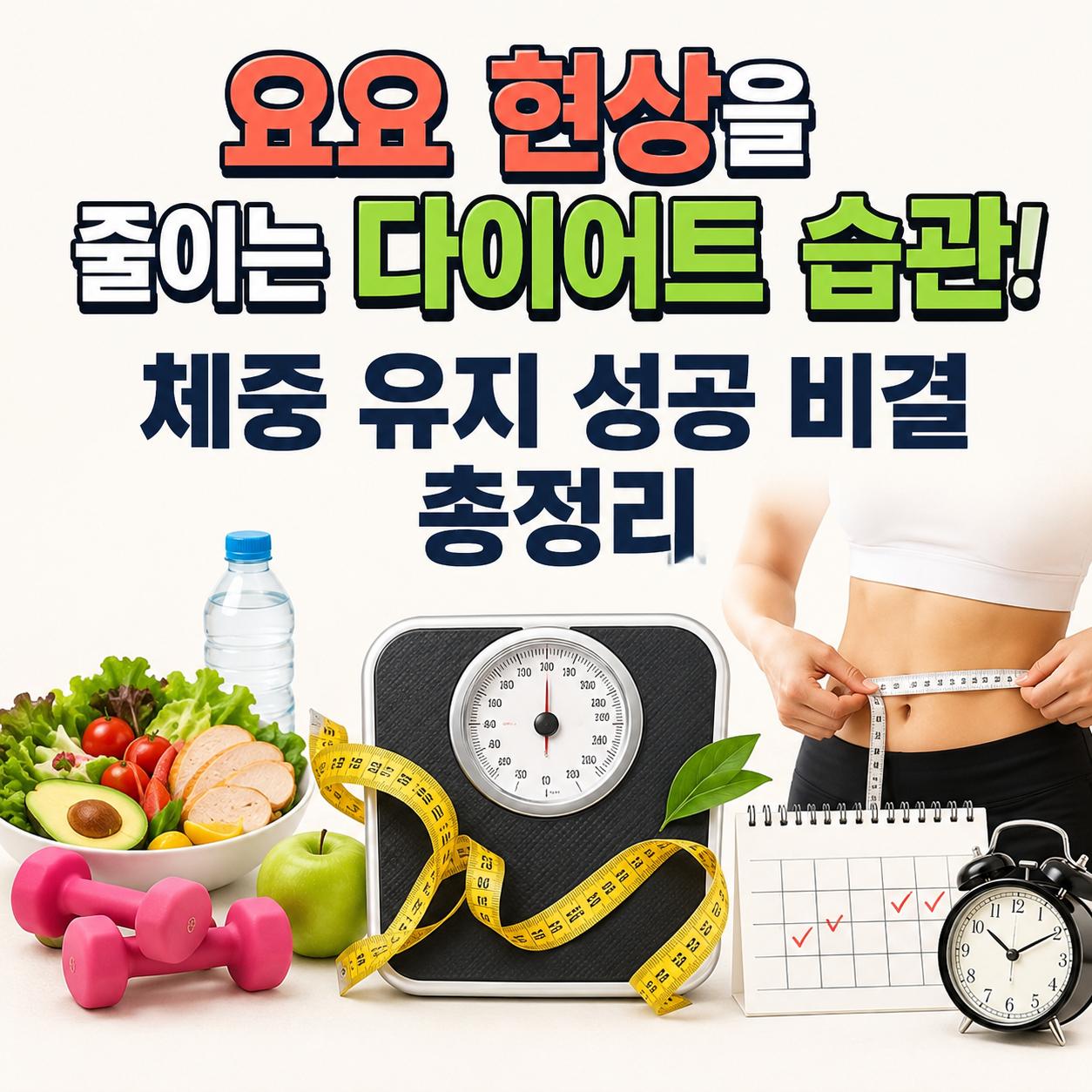 요요 현상을 줄이는 다이어트 습관