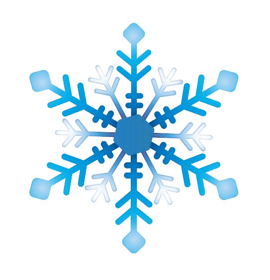 일러스트레이터 눈꽃 완성하기