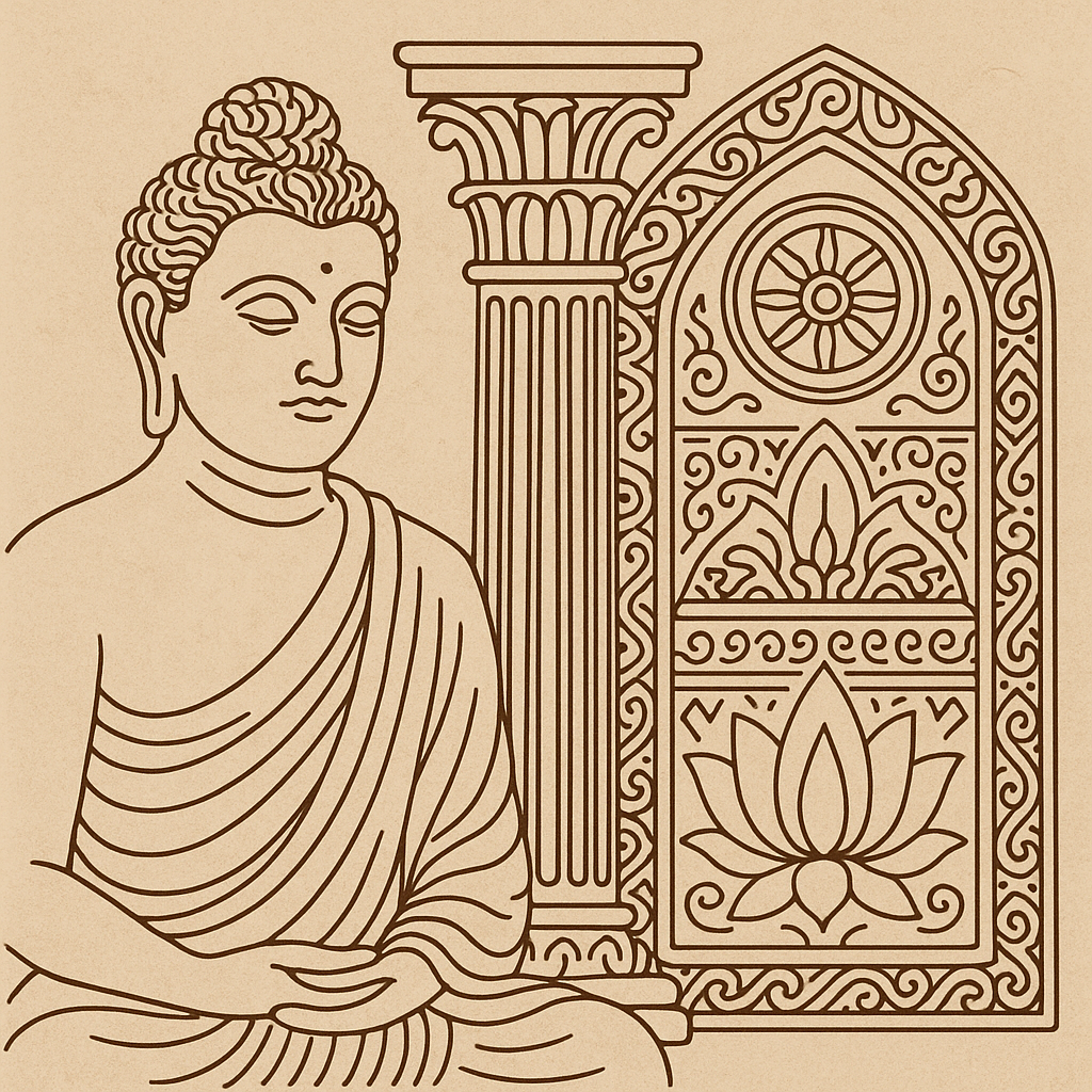 간다라 양식과 그리스 로마 문화 탐구