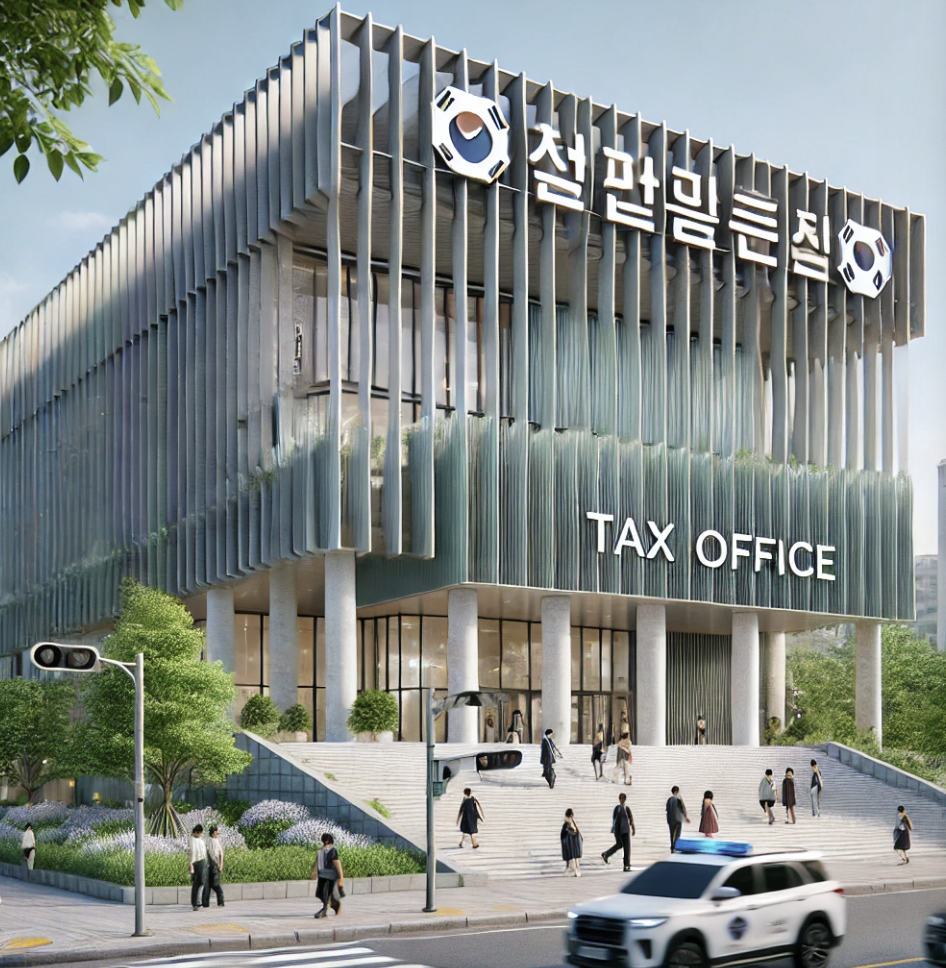 세무서 건물을 보여주는 이미지