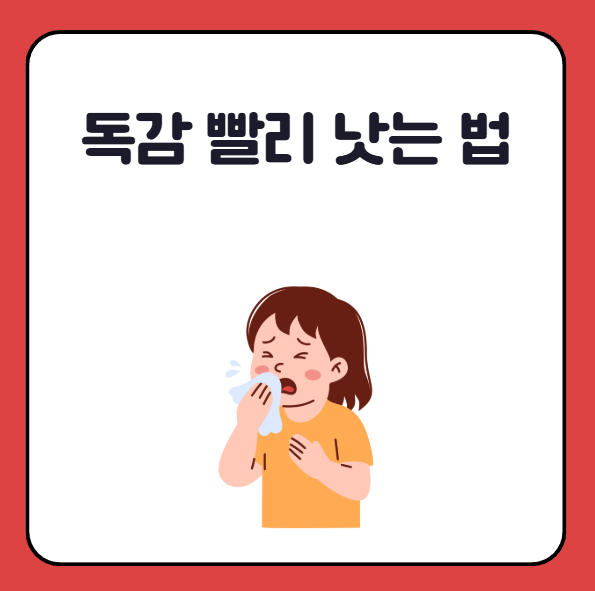 독감 빨리 낫는 법