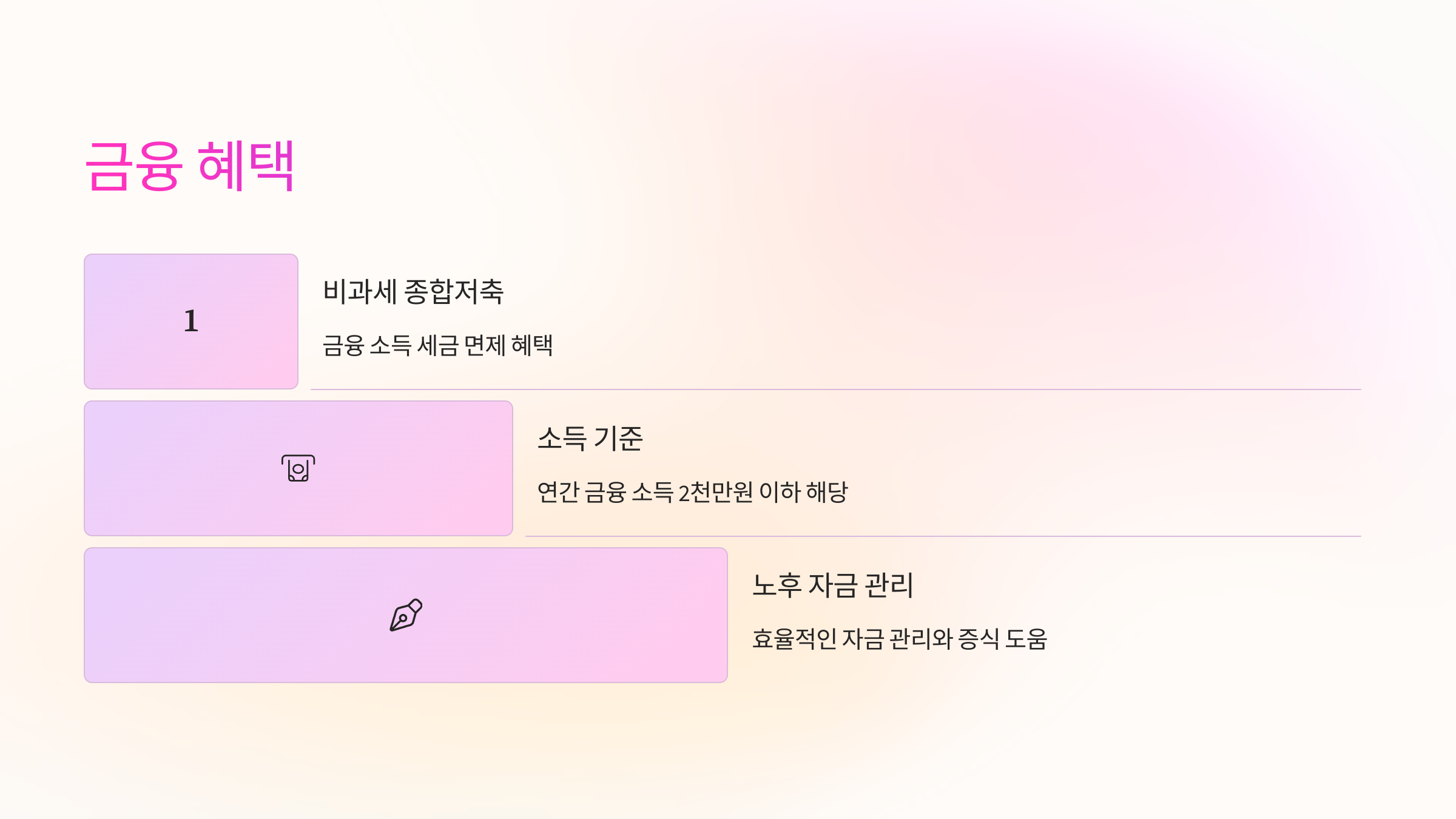 금융혜택
