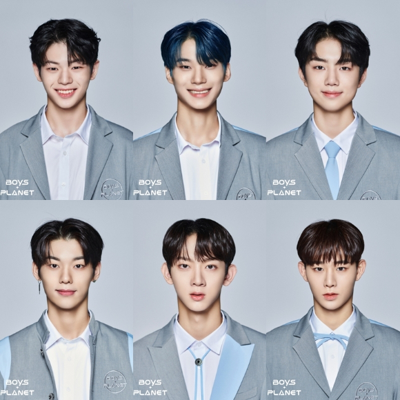 (왼쪽 위부터 시계방향으로) '보이즈플래닛' 문정현 박한빈 박지후 지윤서 유승언 이정현 [사진=Mnet]