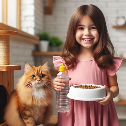 식사와 물 제공