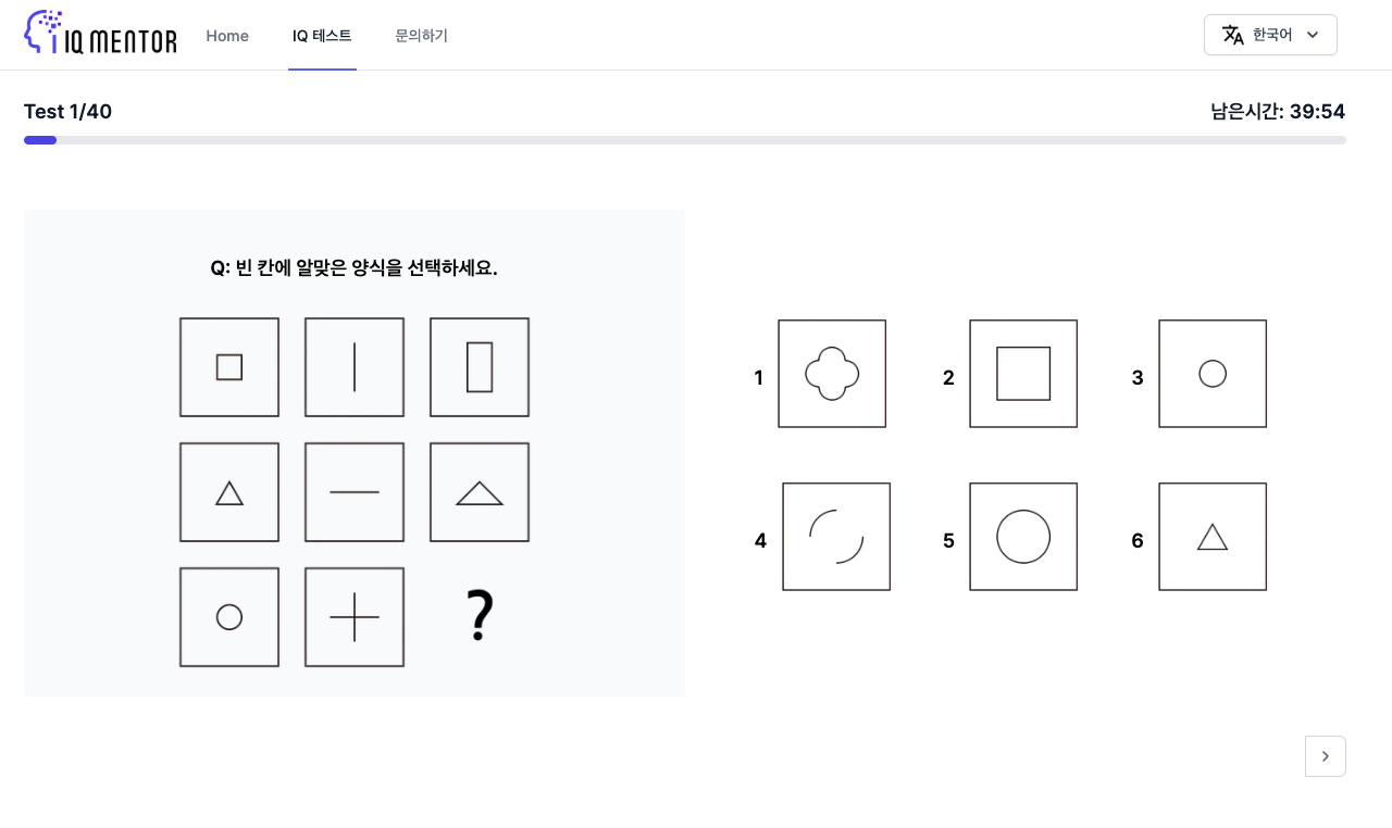 IQ Mentor online test platform review analysis with Raven's Progressive Matrices visual interface and pricing transparency evaluation