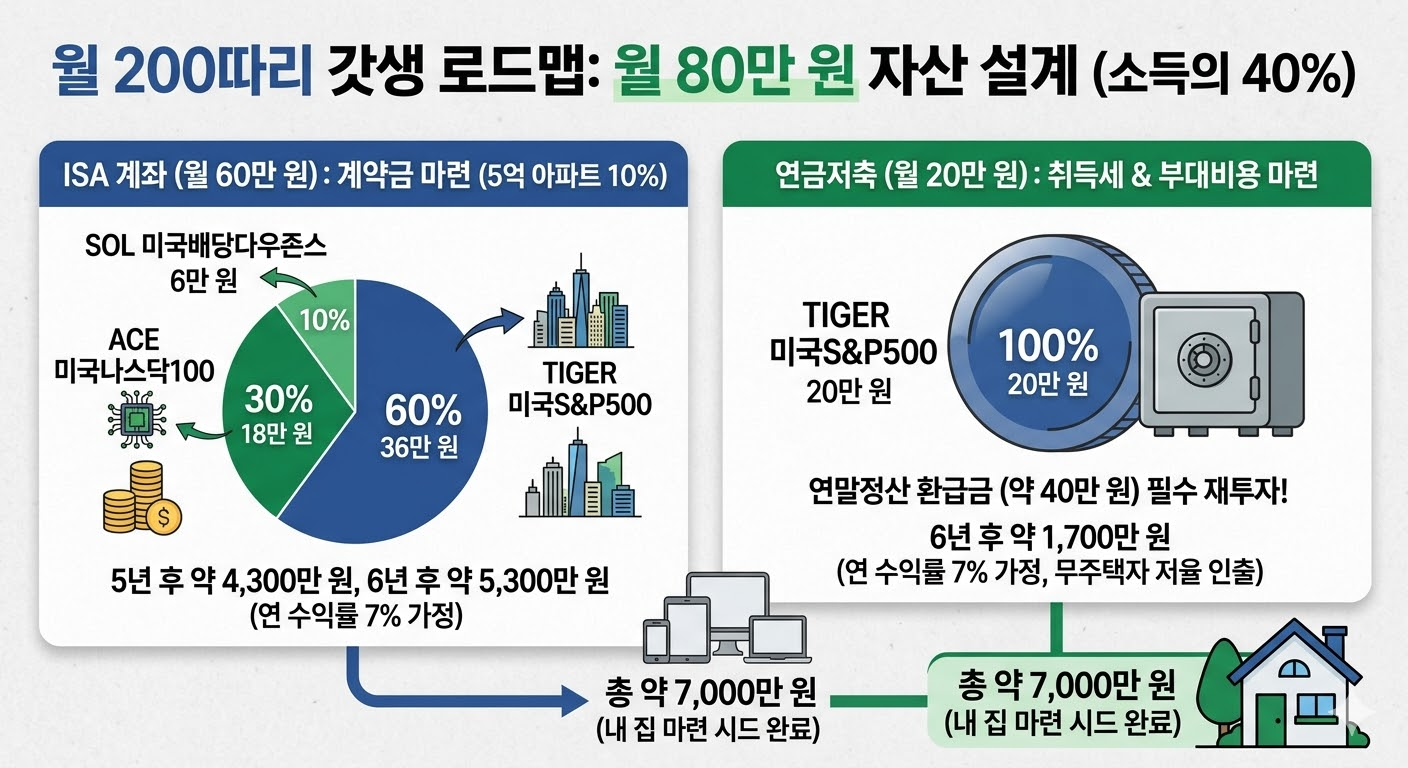 월200따리 내집마련 로드맵 이미지