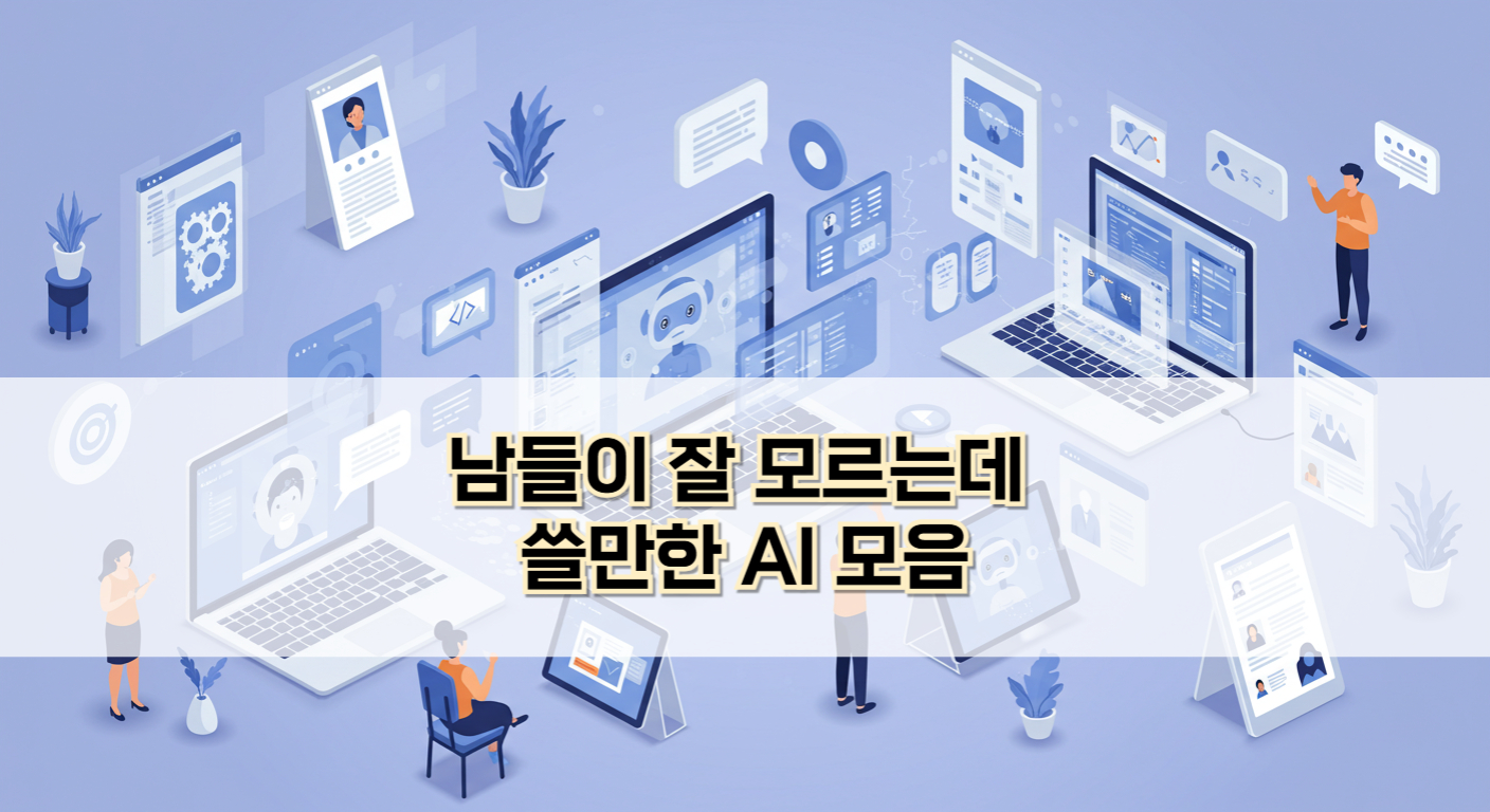 남들이 잘 모르는데 쓸만한 AI 모음