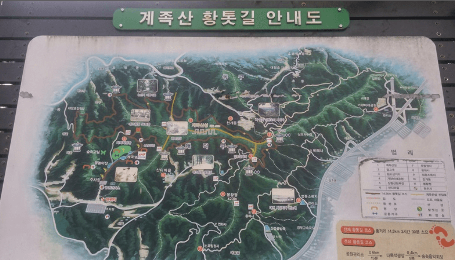 계족산 황토길(황톳길)