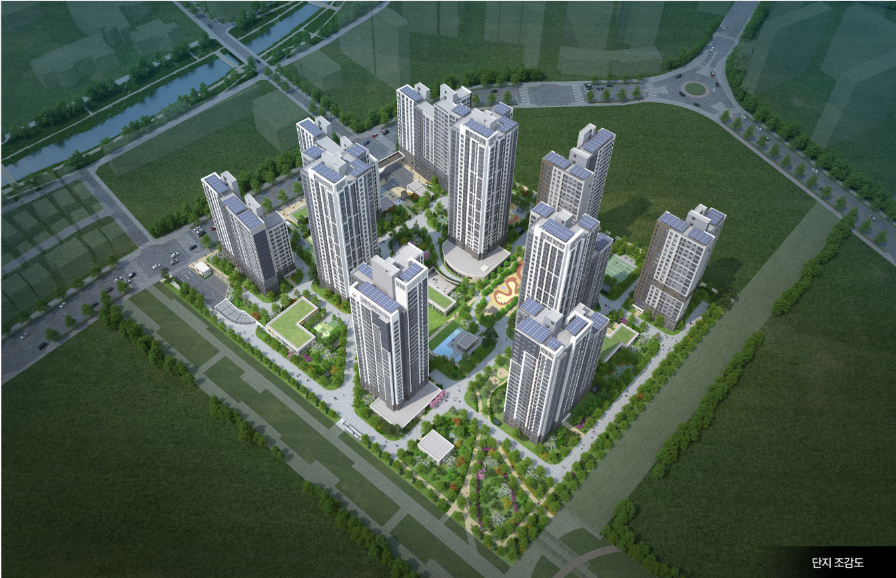 교산 푸르지오 더 퍼스트 - 조감도