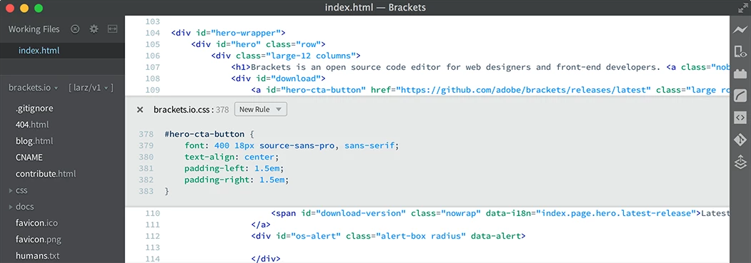 브라킷 (Brackets)