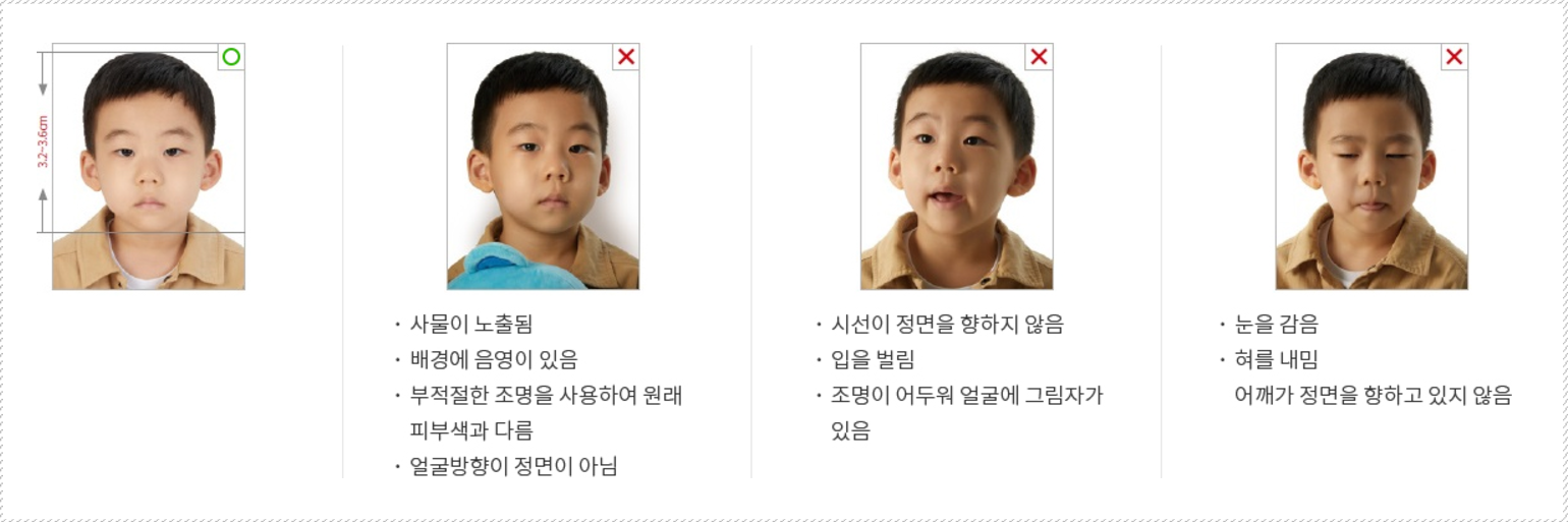 여권 사진 기준 3