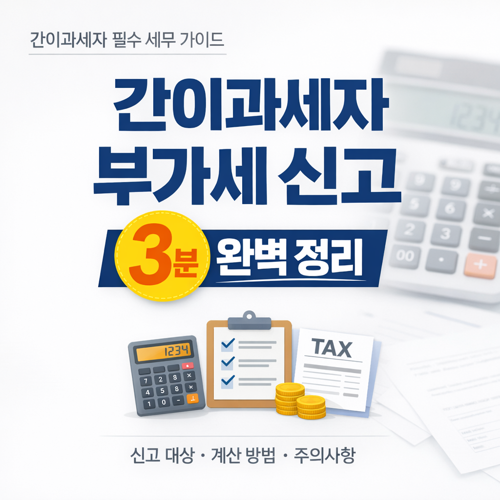 간이과세자 부가세신고하러 가기