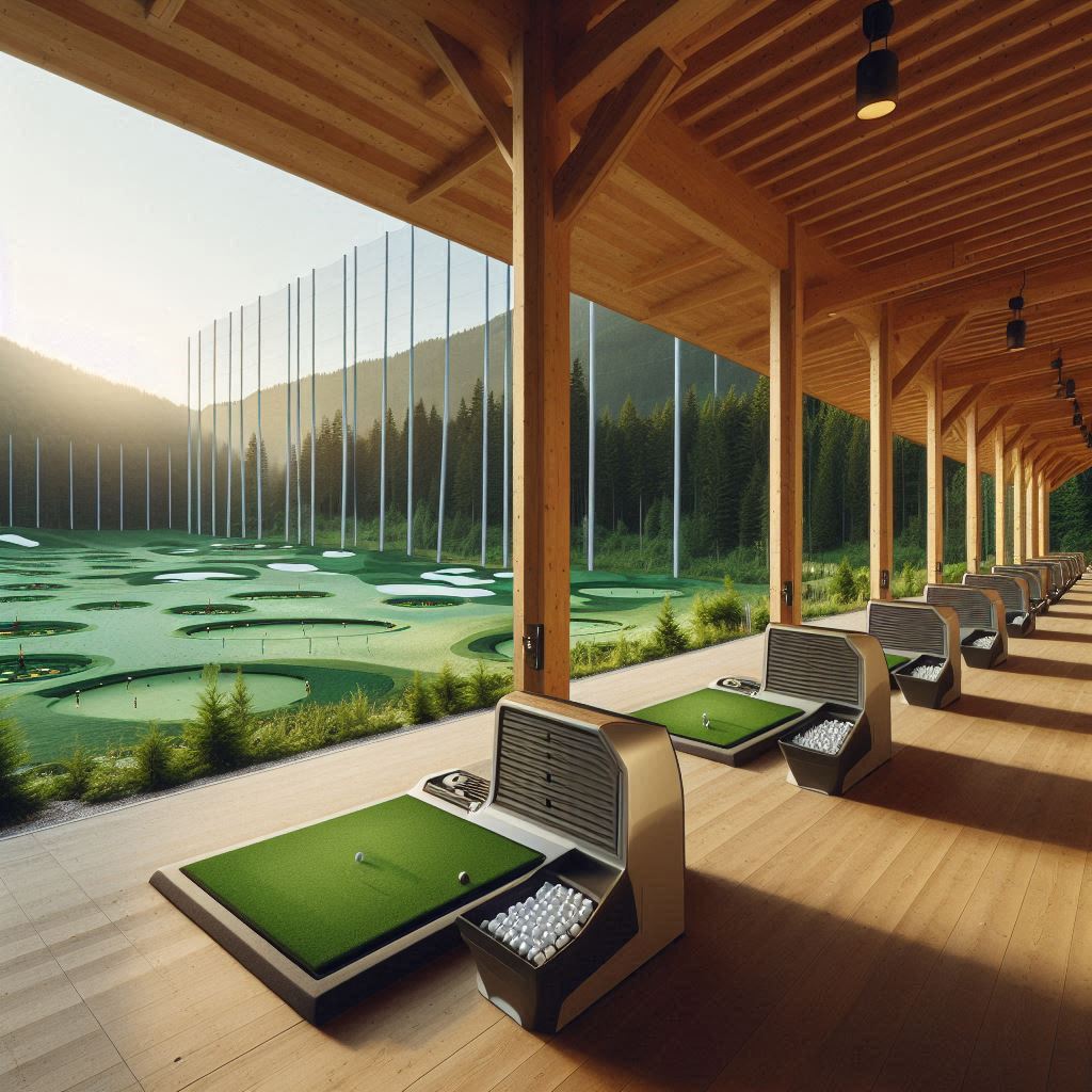 실외골프연습장 배경