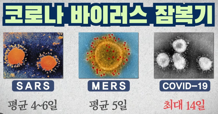 코로나 잠복기간