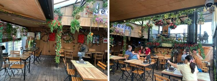 테이블마다 준비되어 있는 패드