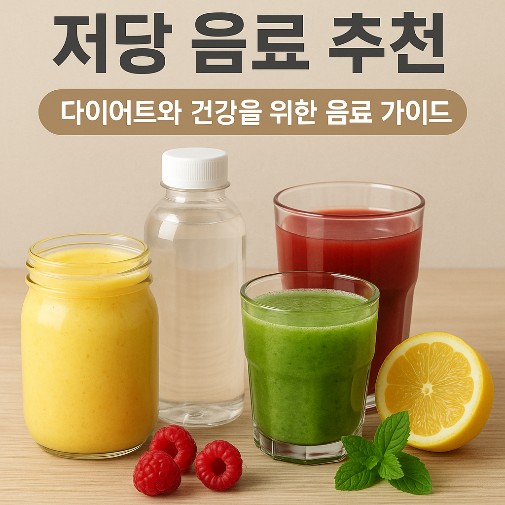 저당 음료