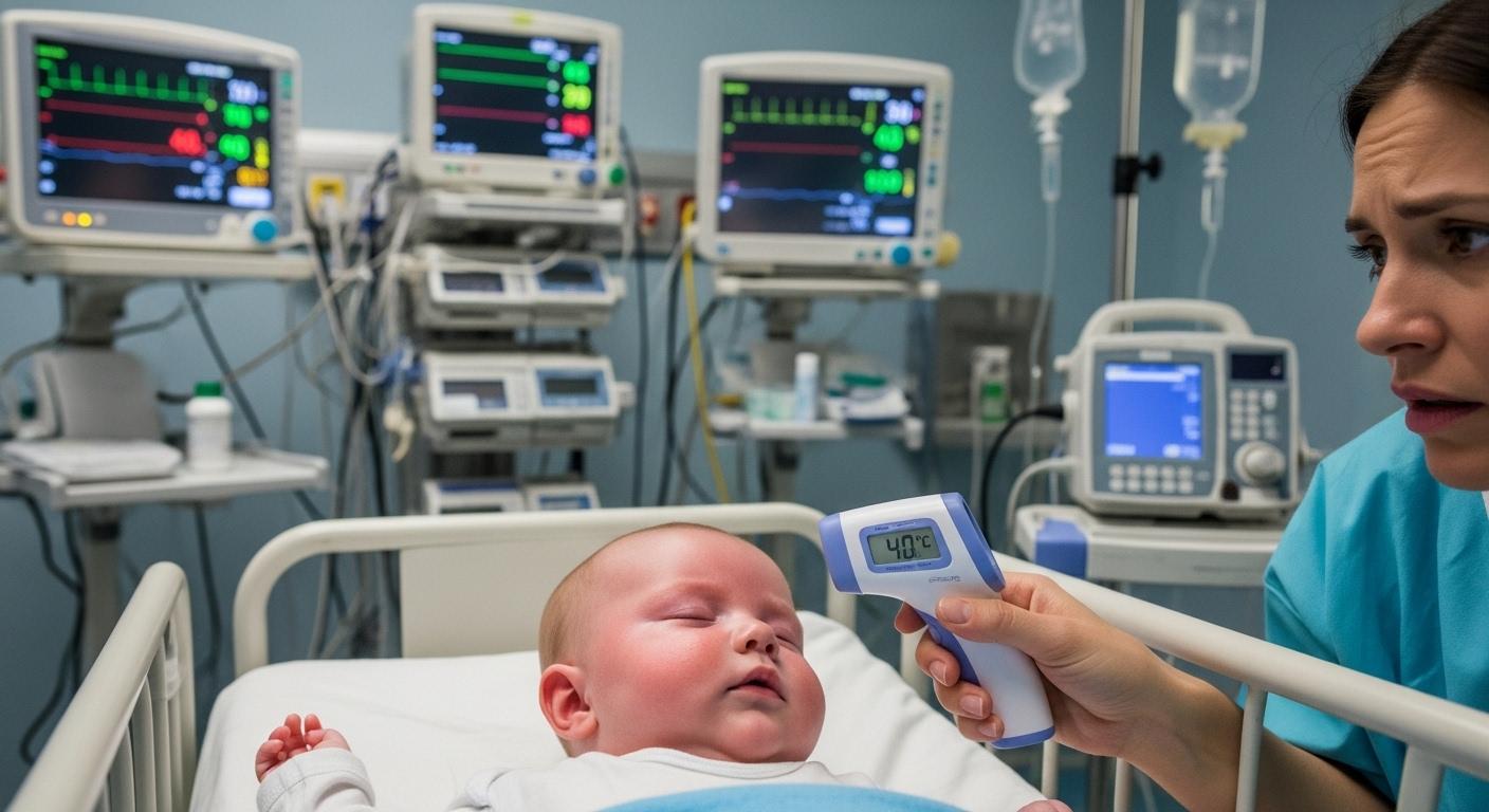 아기 열 40도 응급실