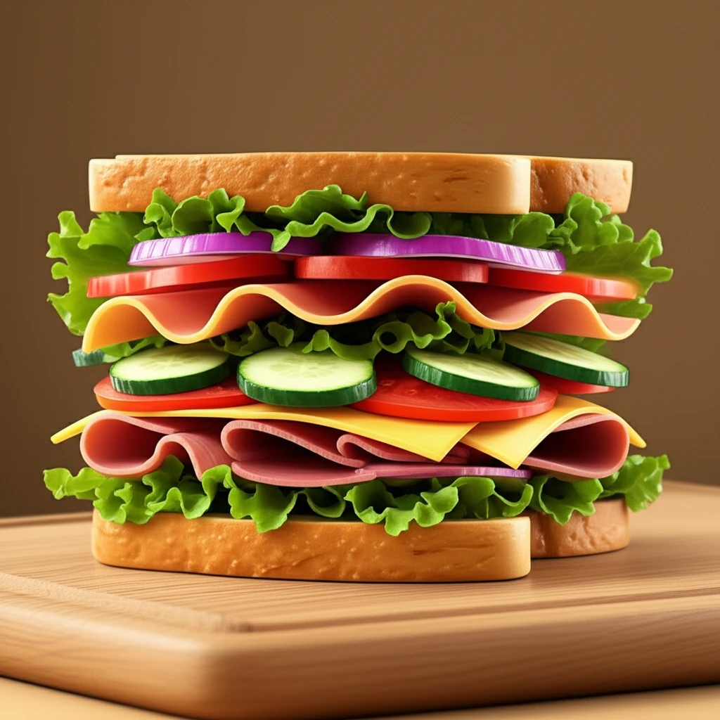 식단 관리용 통곡물 샌드위치 만들기 ..