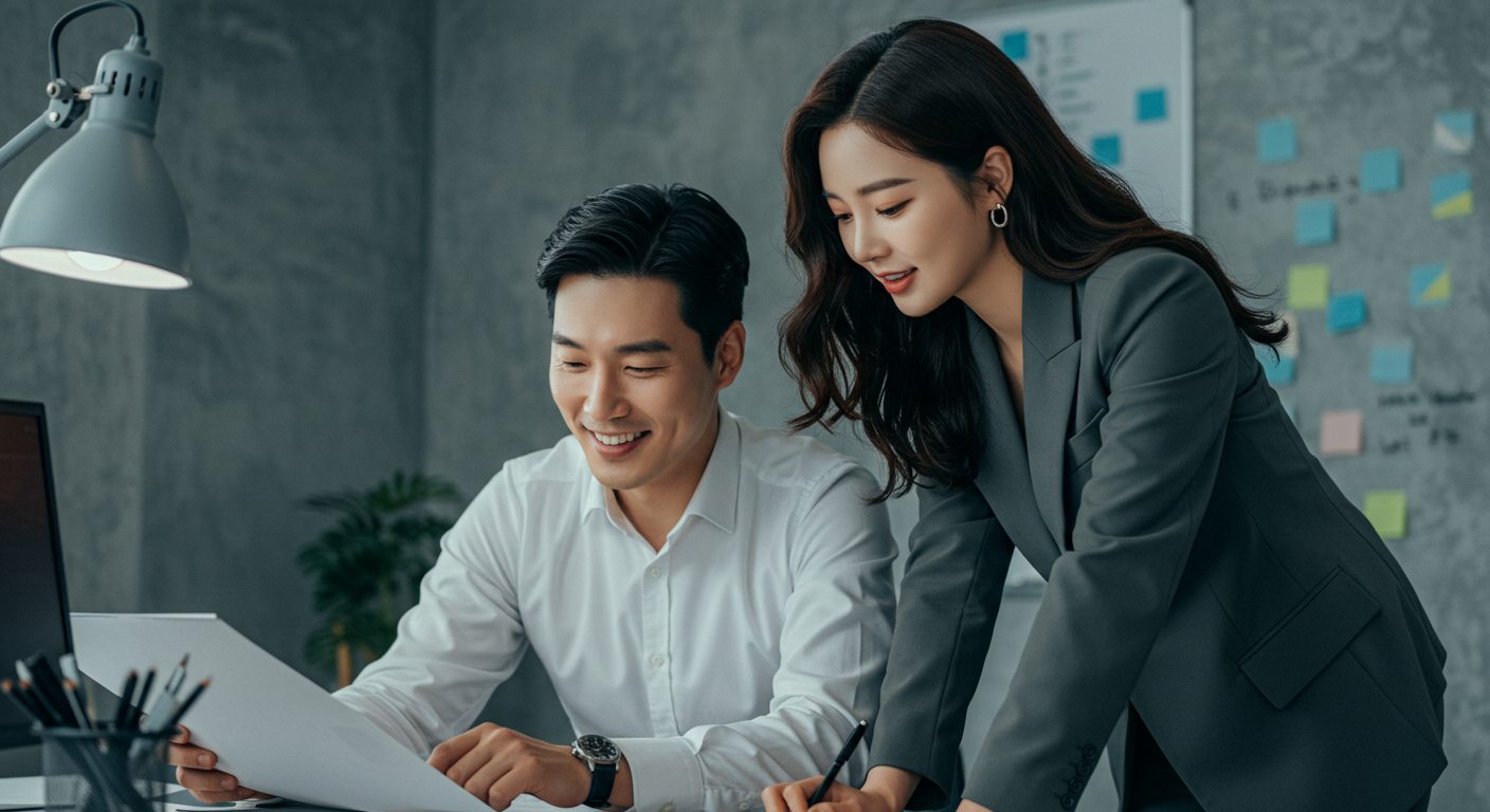 사무실 천장 인테리어