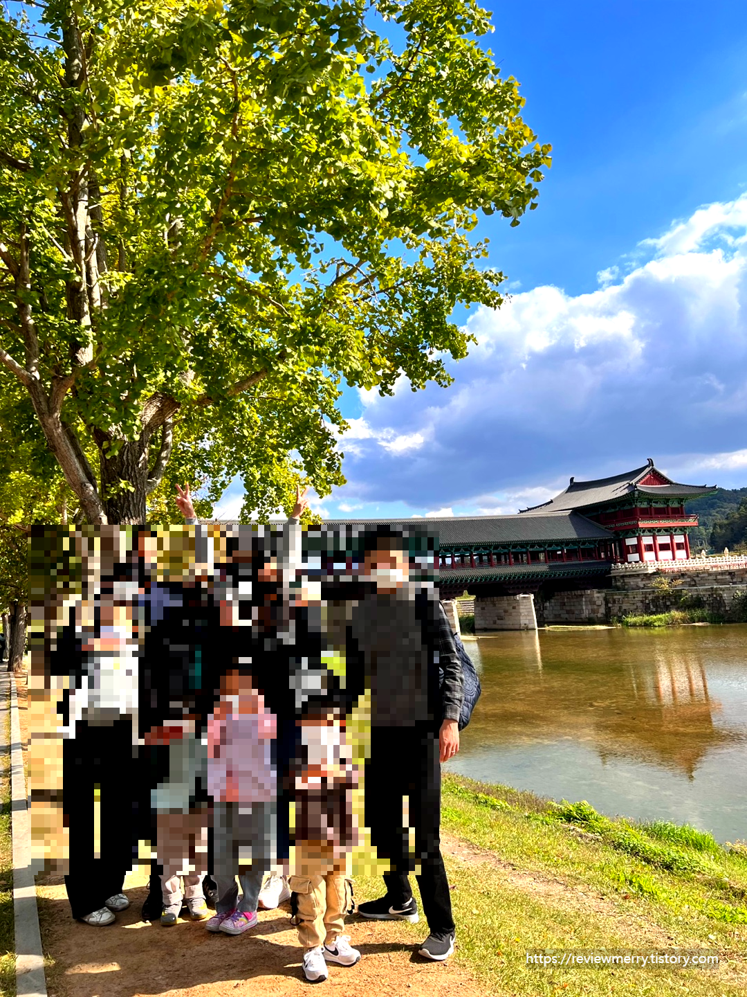 월정교 낮 모습