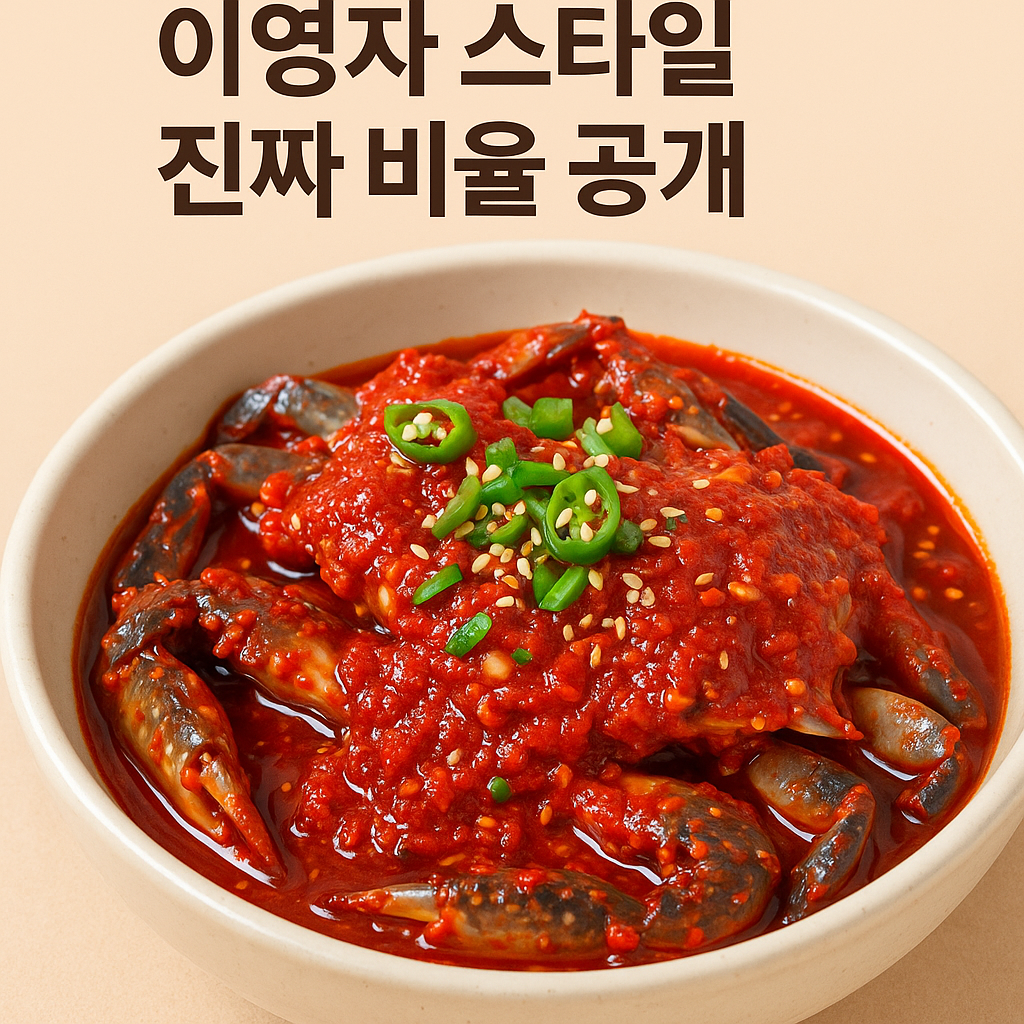 이영자 양념게장