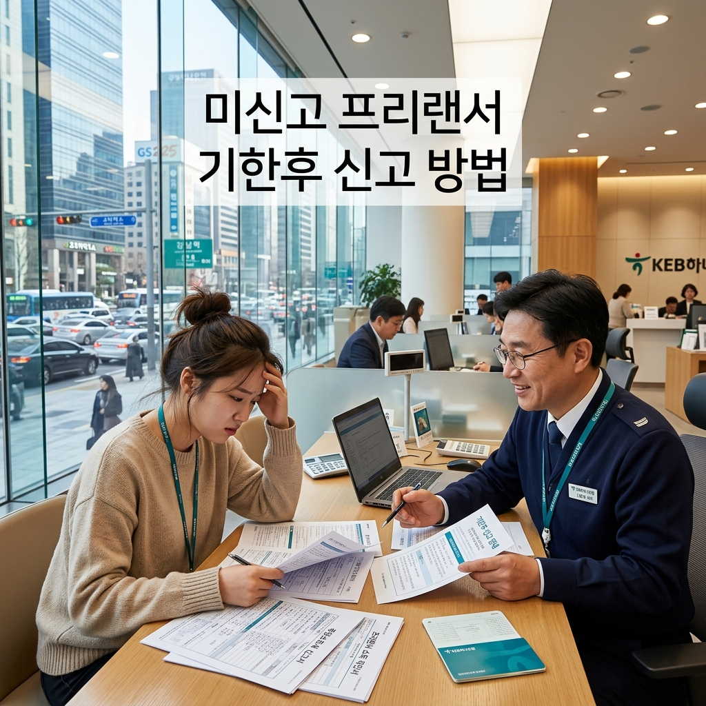 종합소득세 미신고 프리랜서 기한후 신고 안내