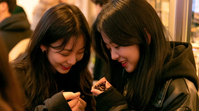 수업 후 인사하는 사람들