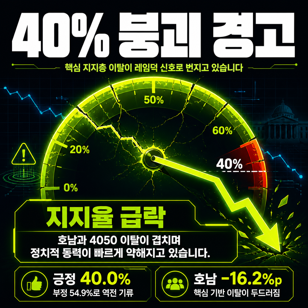 40% 붕괴 경고