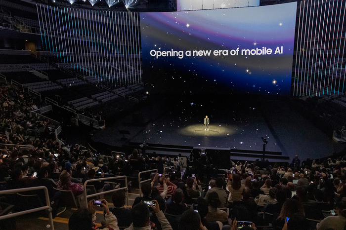 미국 새너제이에 위치한 SAP센터에서 개최된 '갤럭시 언팩 2024'에서 노태문 사장