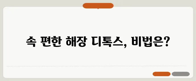 과식 다음날엔 해장 디톡스 주스 레시피 3가지로 회복하자!